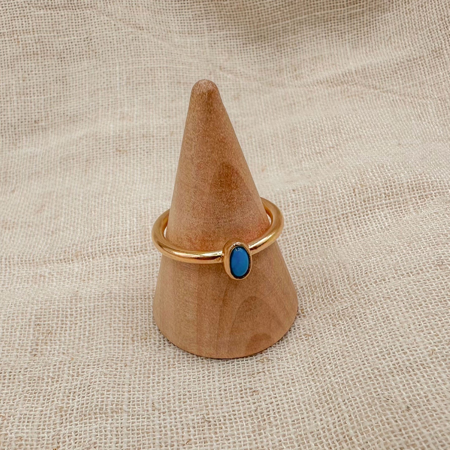 14K GF TURQUOISE STACKING RING