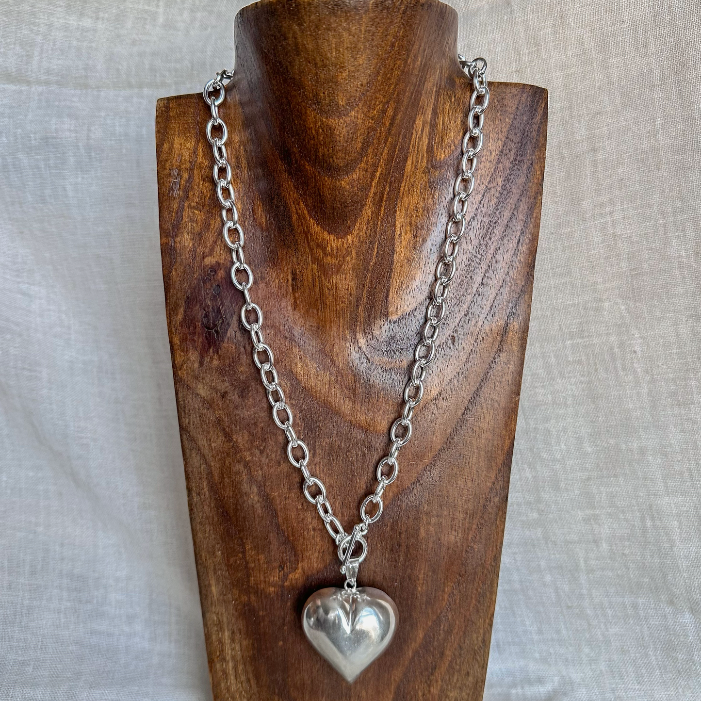 925 STERLING SILVER HEART NECKLACE