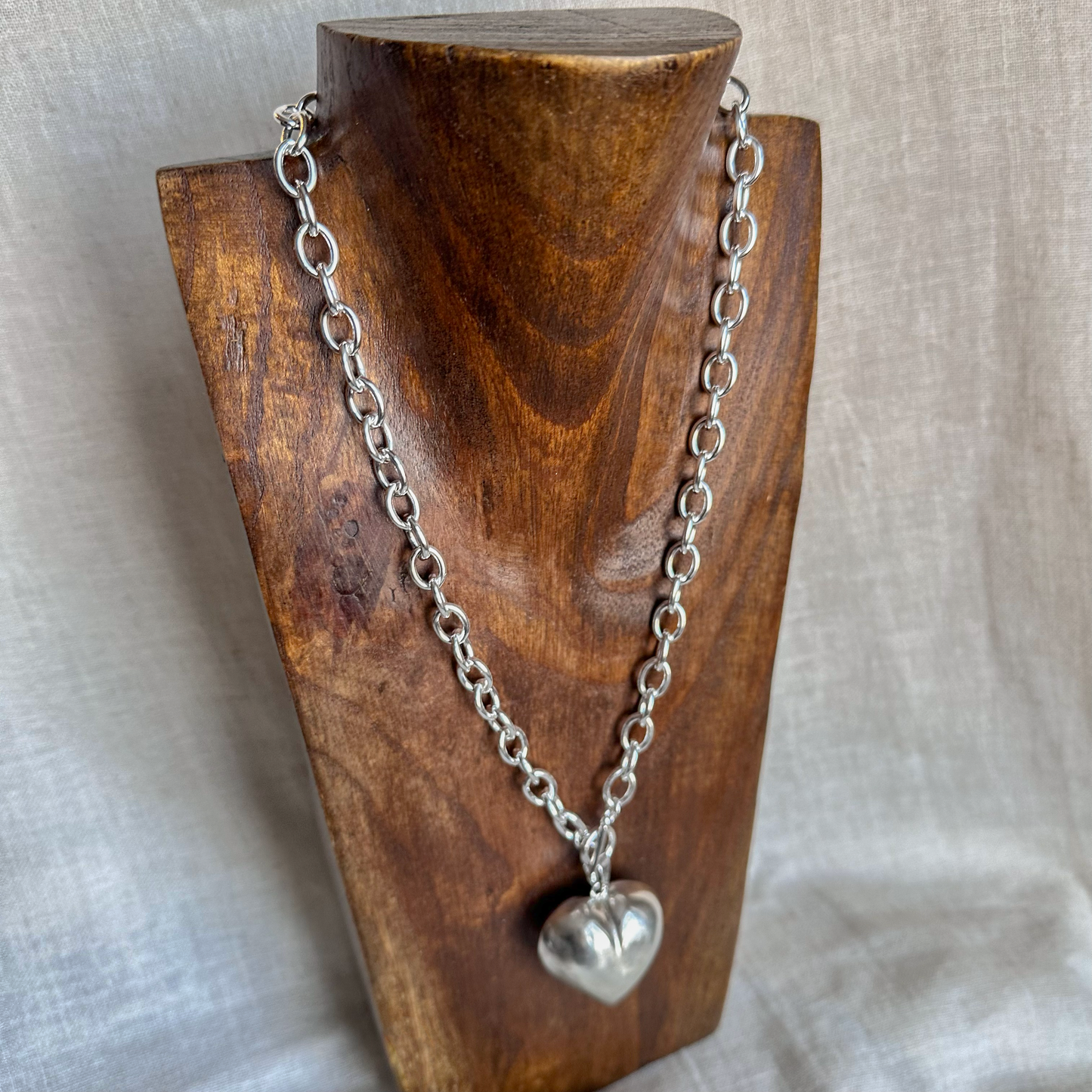 925 STERLING SILVER HEART NECKLACE
