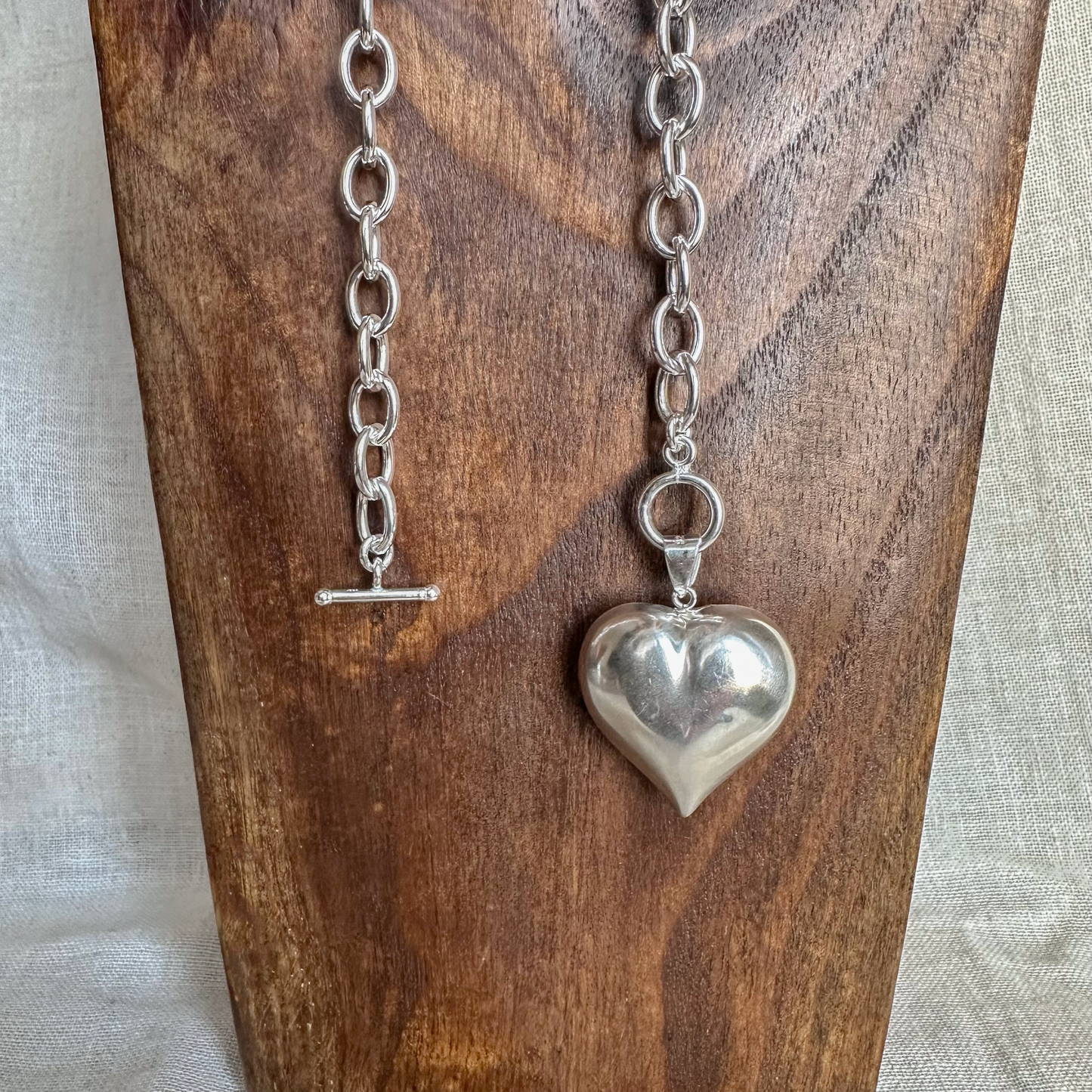 925 STERLING SILVER HEART NECKLACE