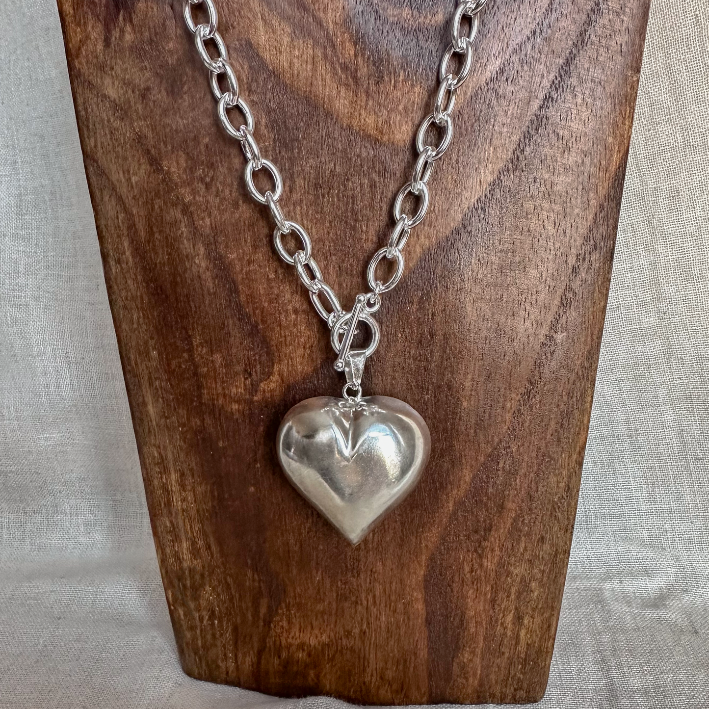 925 STERLING SILVER HEART NECKLACE