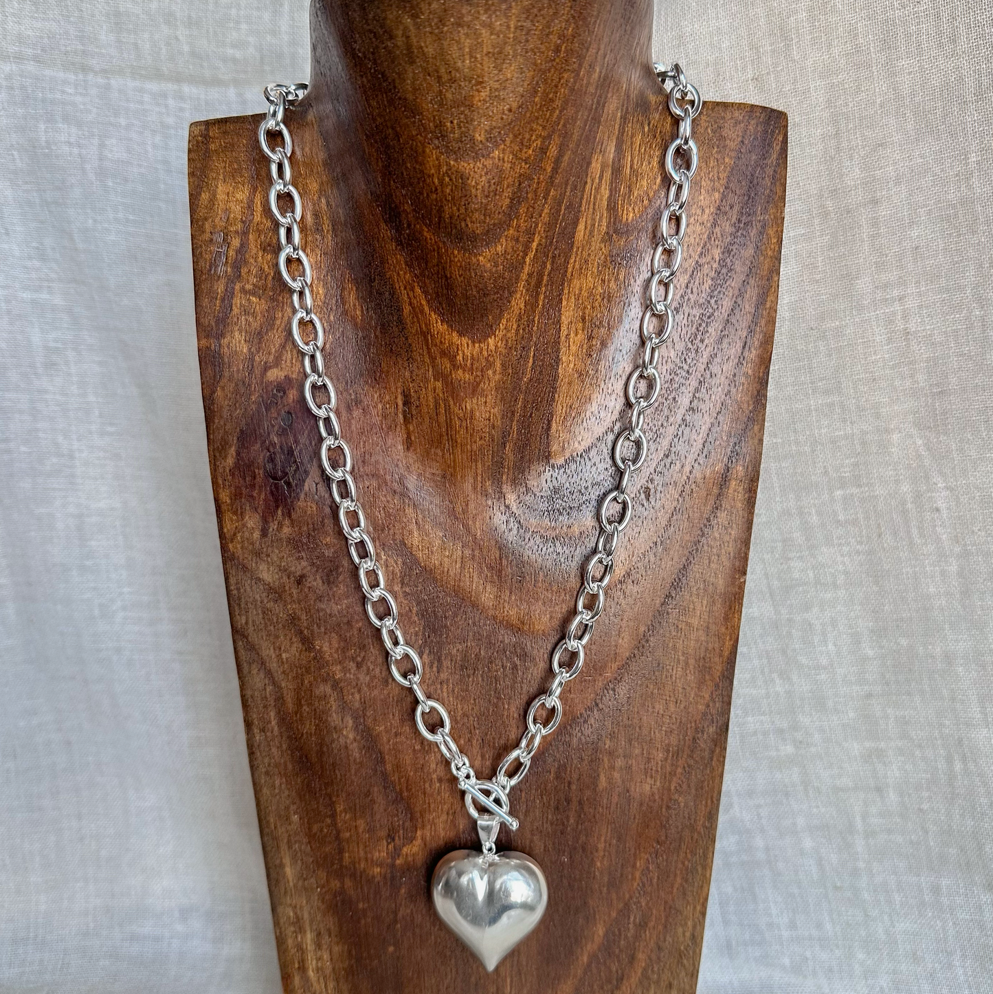 925 STERLING SILVER HEART NECKLACE