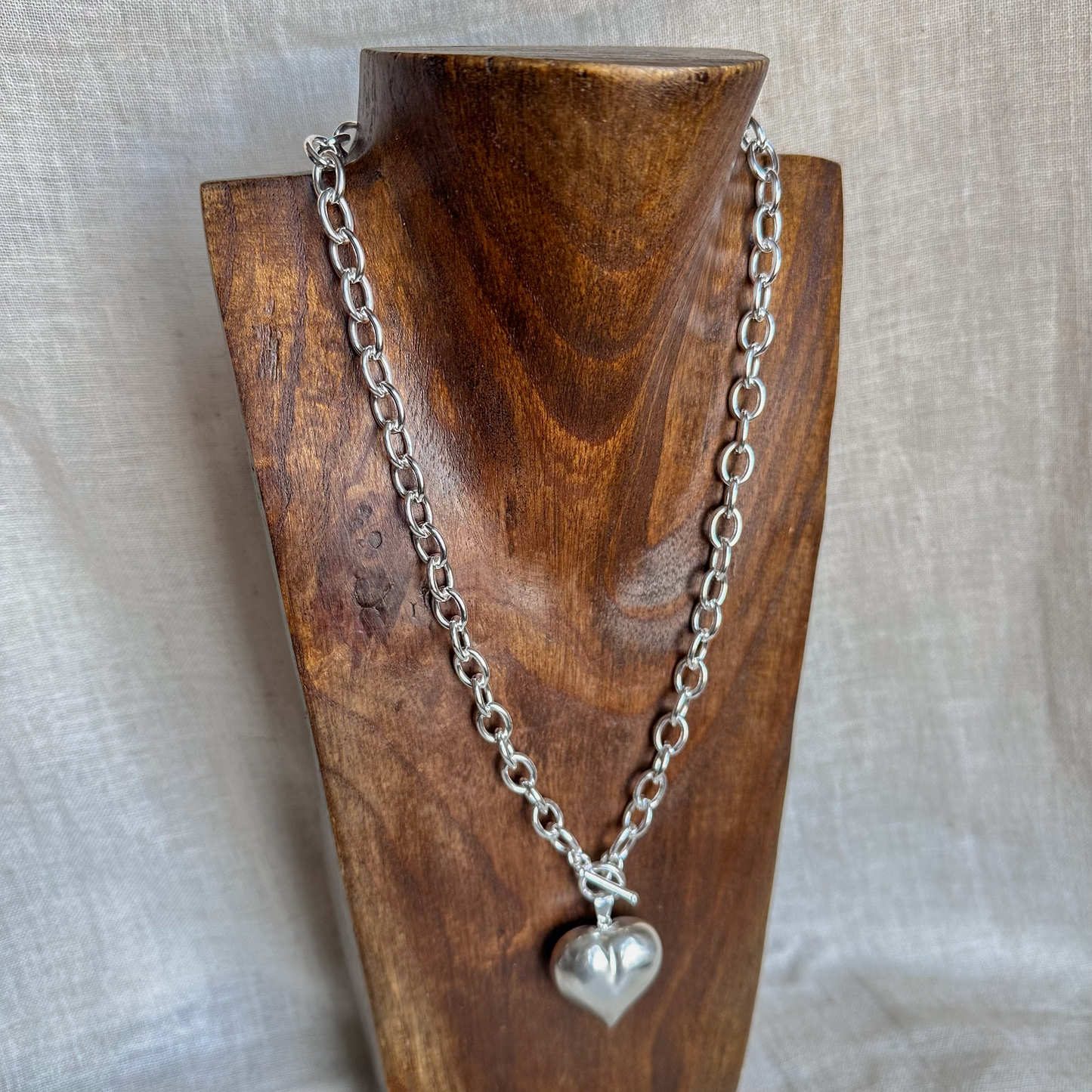925 STERLING SILVER HEART NECKLACE