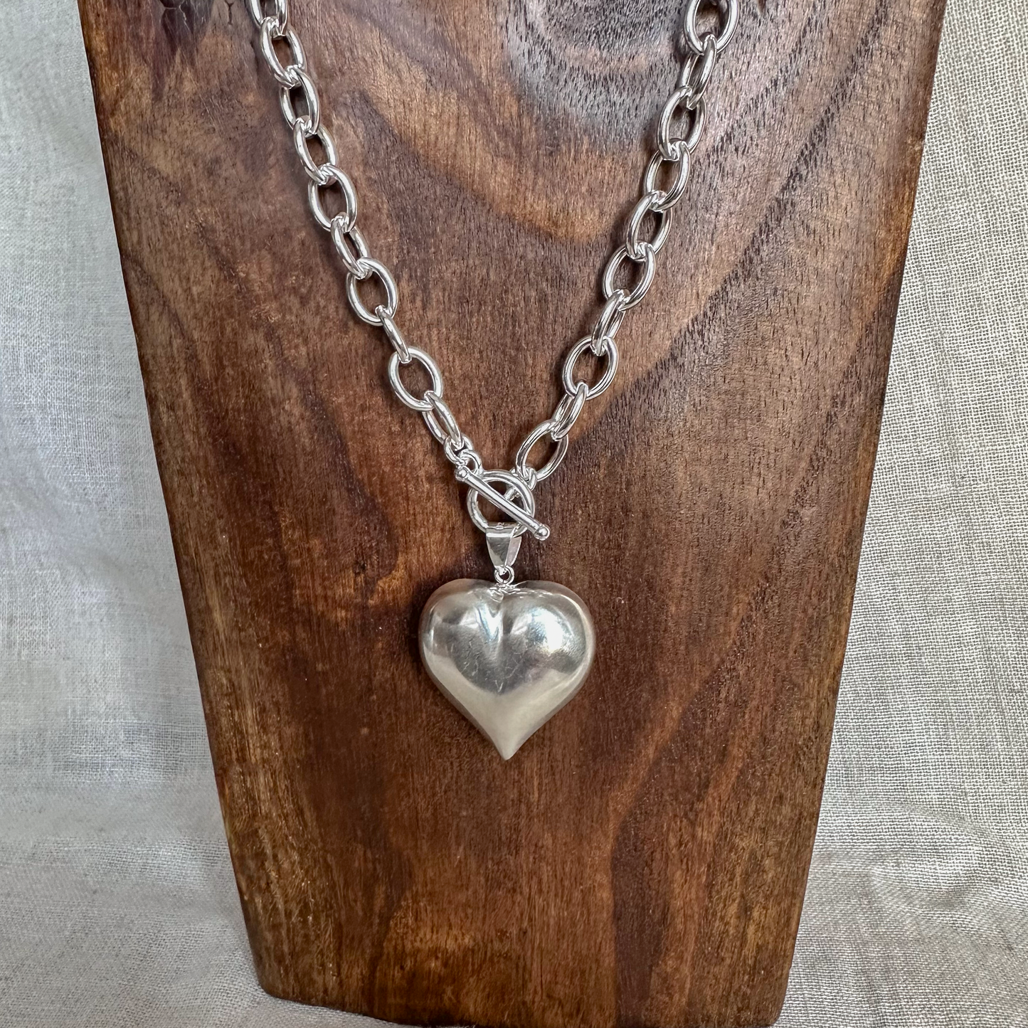 925 STERLING SILVER HEART NECKLACE