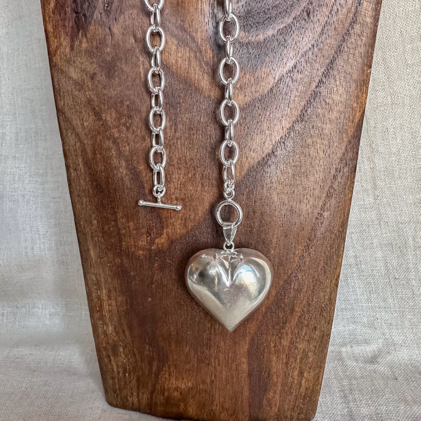 925 STERLING SILVER HEART NECKLACE