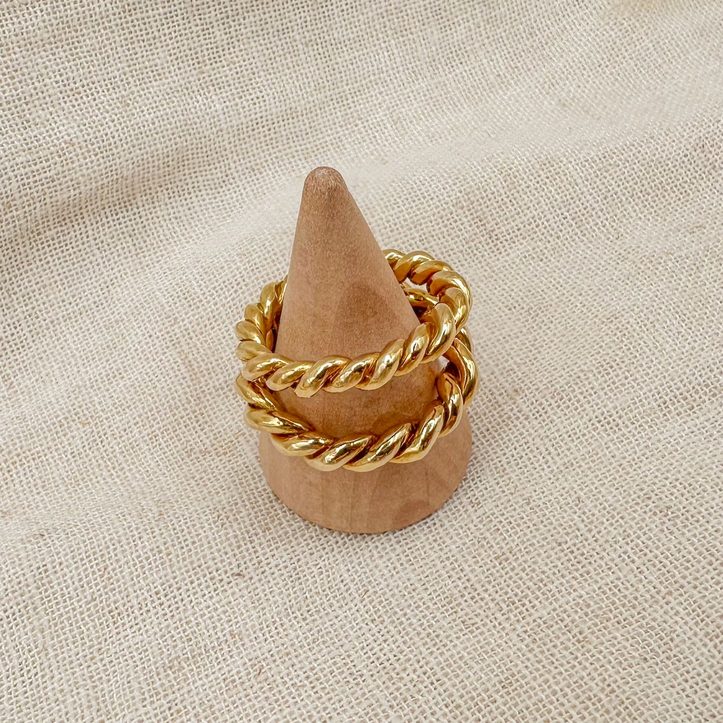 DOUBLE TWIST RING