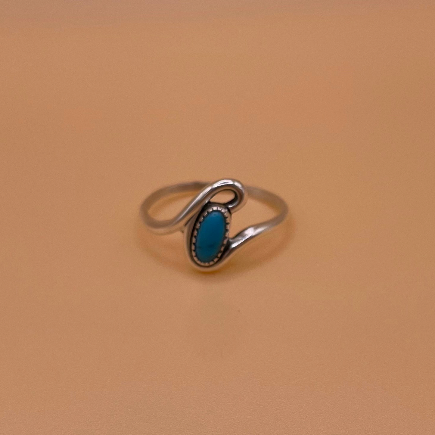 VINTAGE 925SILVER TURQUOISE RING