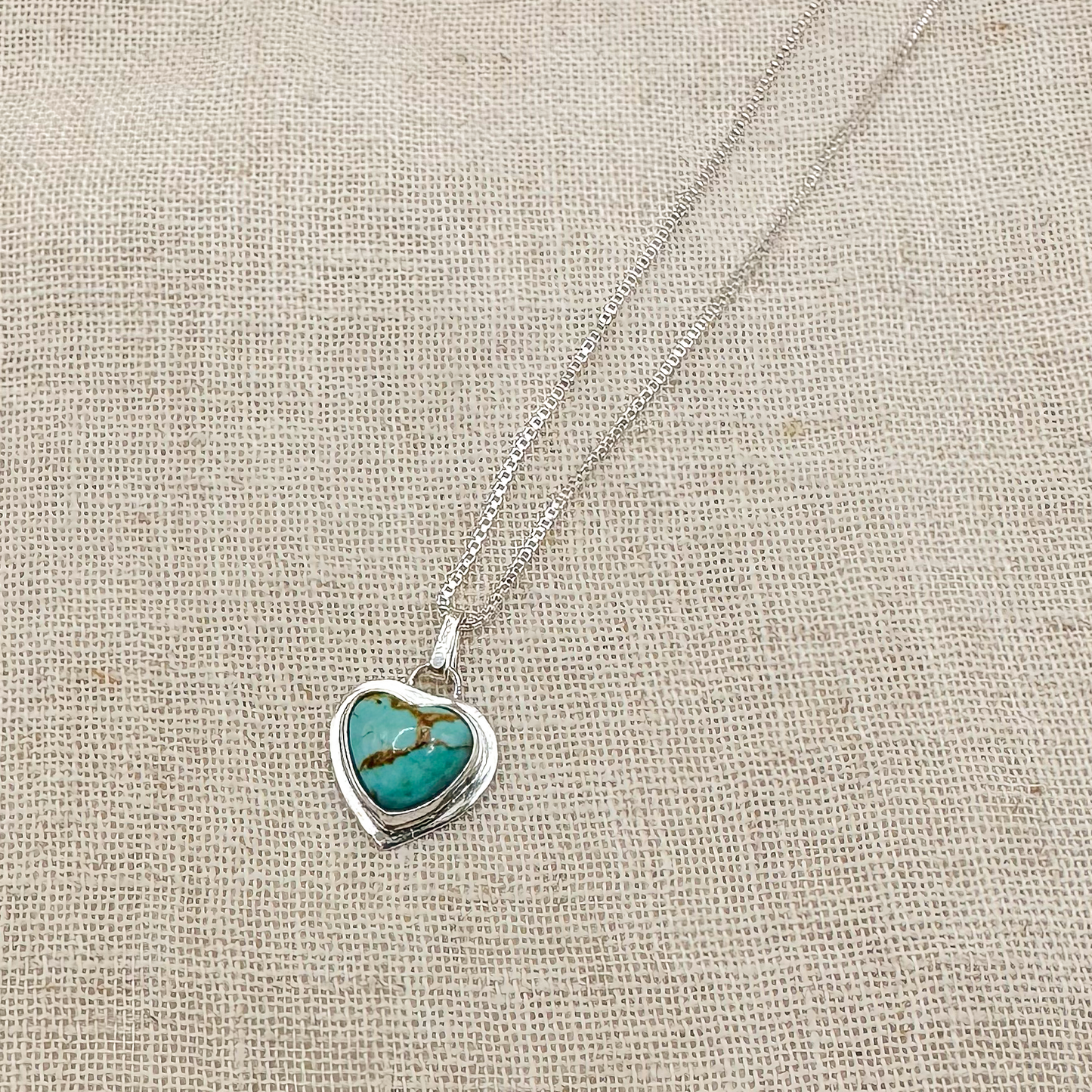 KINGMAN TURQUOISE 925 STERLING SILVER NECKLACE