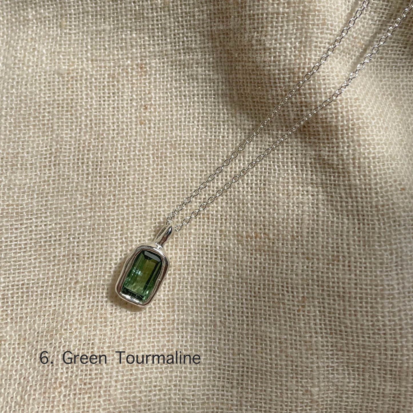 GEMSTONE 925 STERLING SILVER NECKLACE