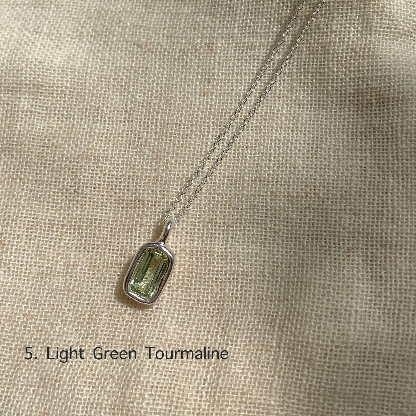 GEMSTONE 925 STERLING SILVER NECKLACE
