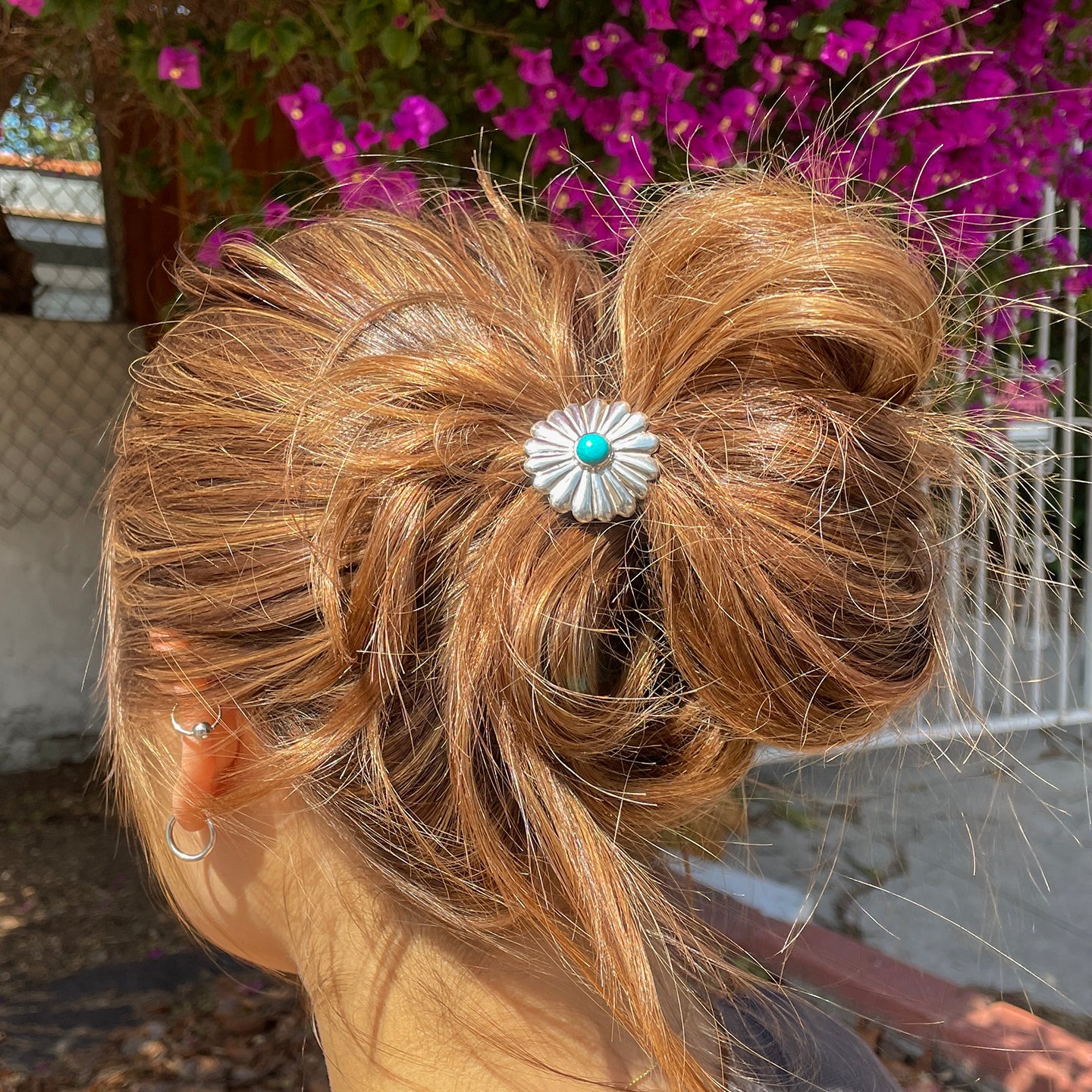 FLOWER HAIR CUFF