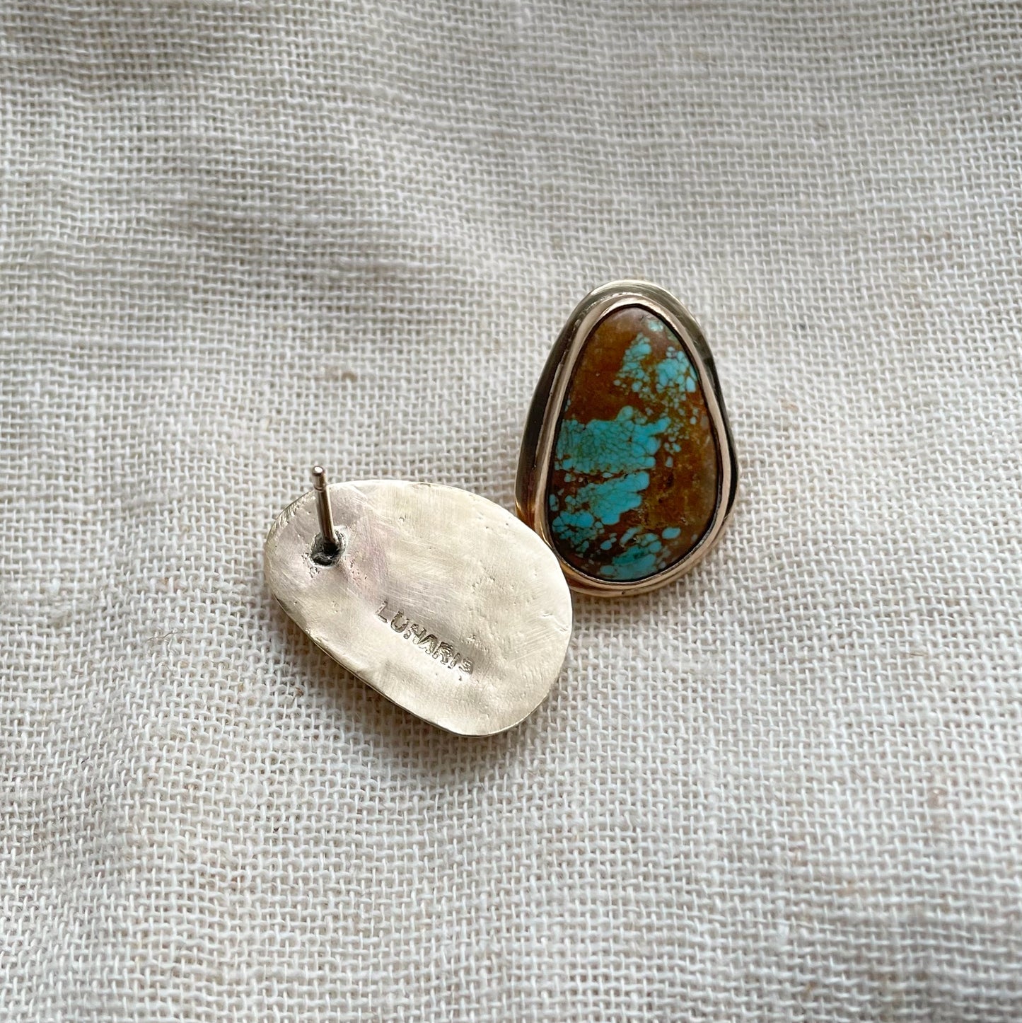 #8 TURQUOISE STUD EARRINGS