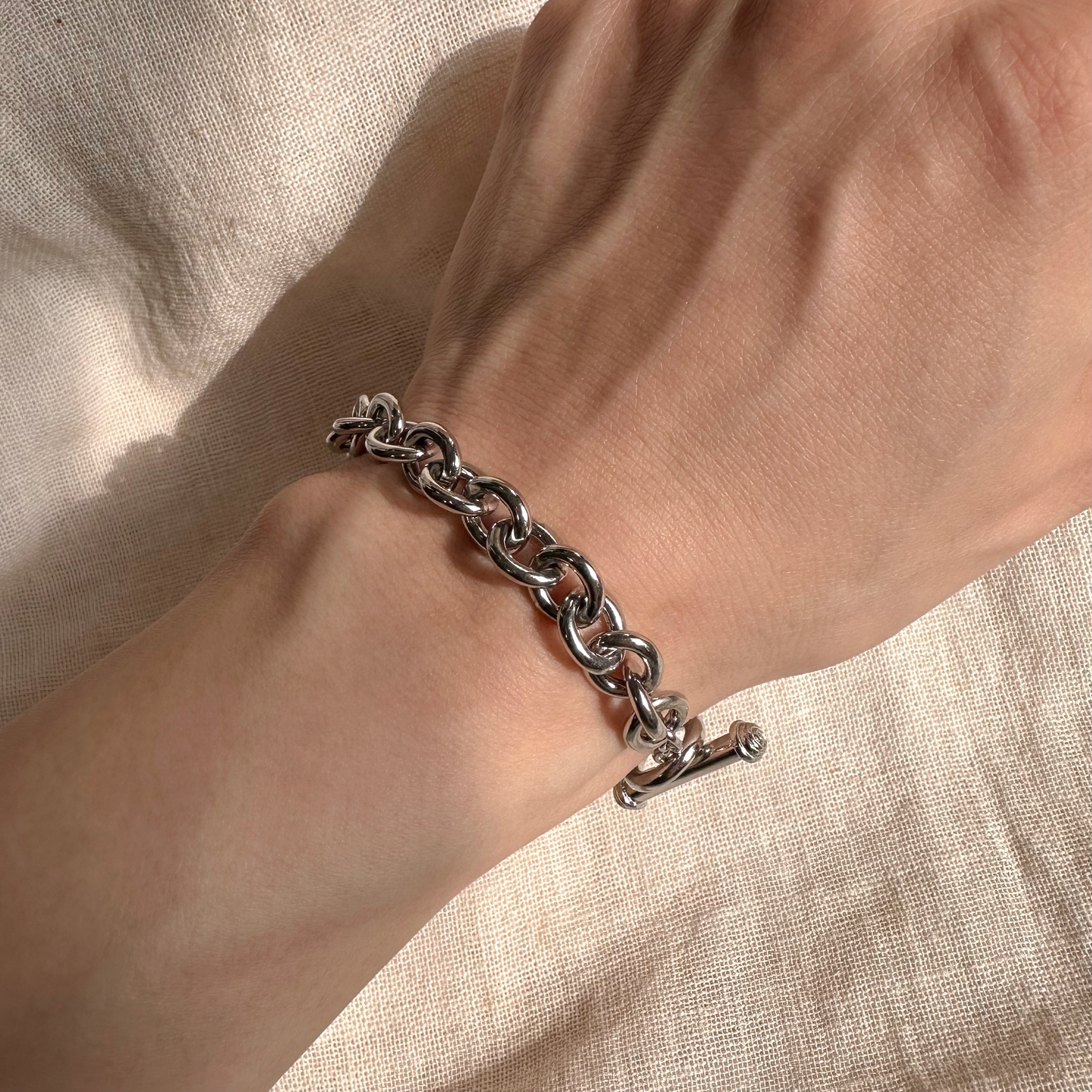 VINTAGE 925 SILVER TURQUOISE BRACELET