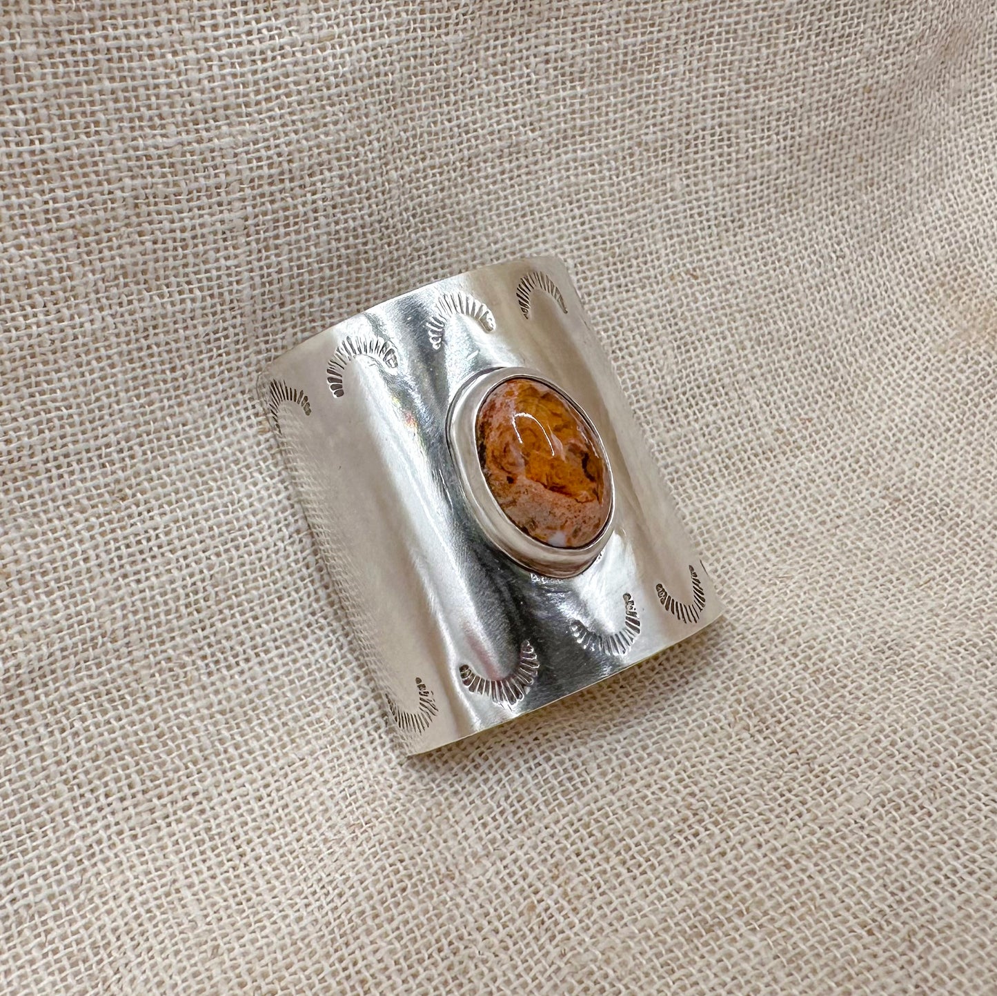 MEXICAN FIRE OPAL HAIR CUFF