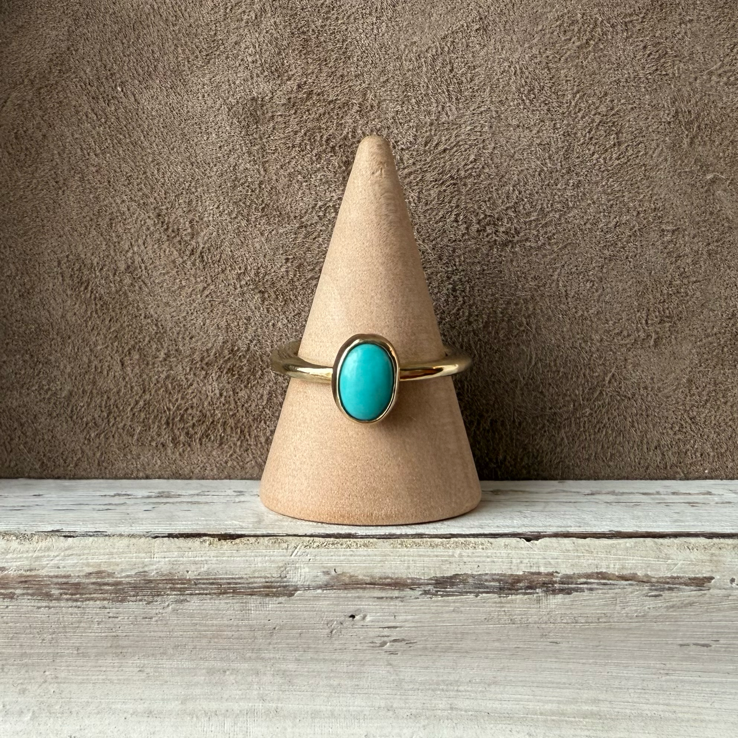 ADJUSTABLE GEM STONE STACKING RING