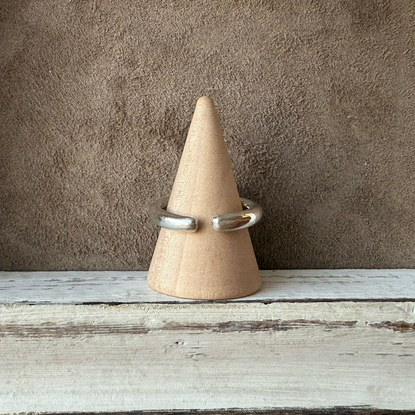 ADJUSTABLE HEART TURQUOISE RING