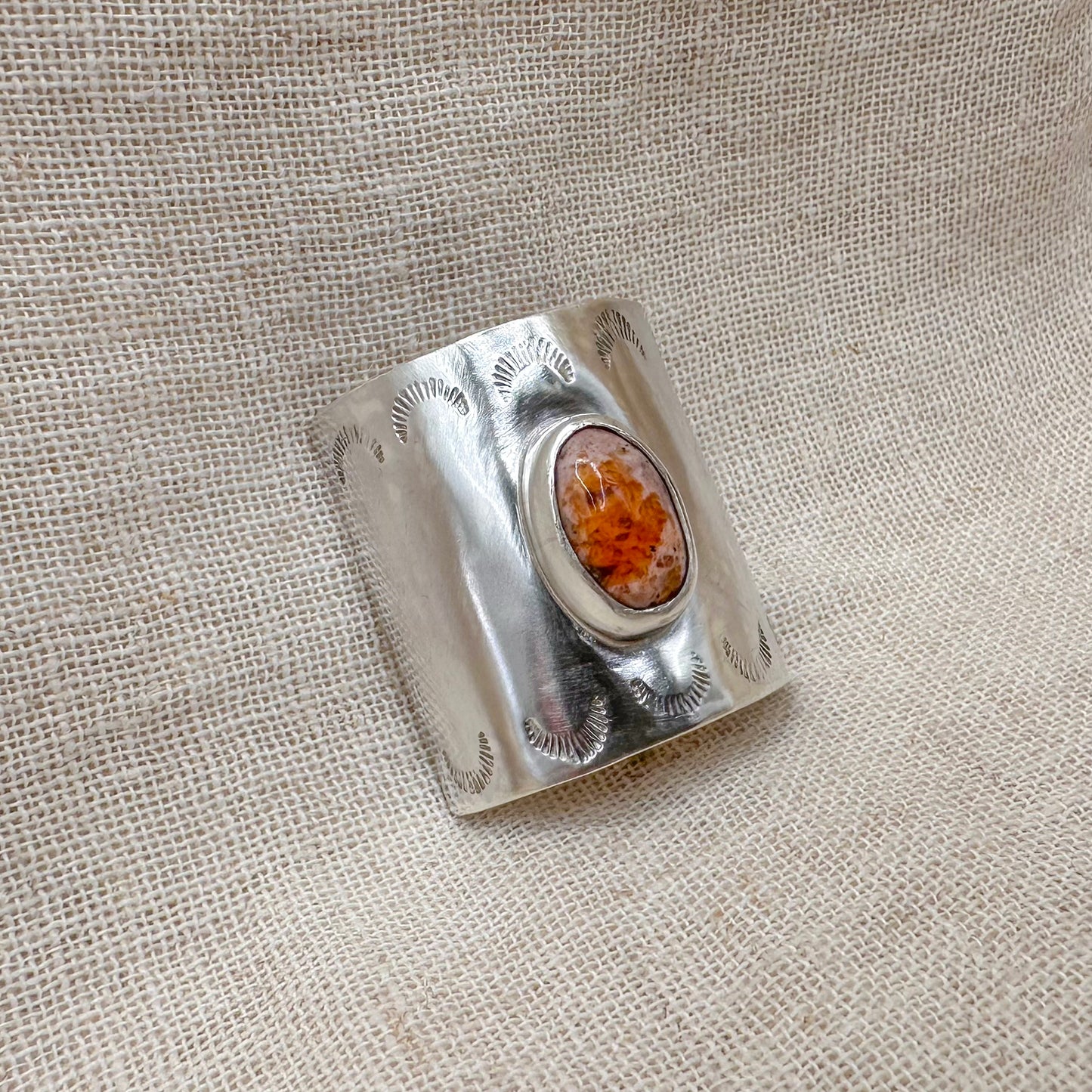 MEXICAN FIRE OPAL HAIR CUFF